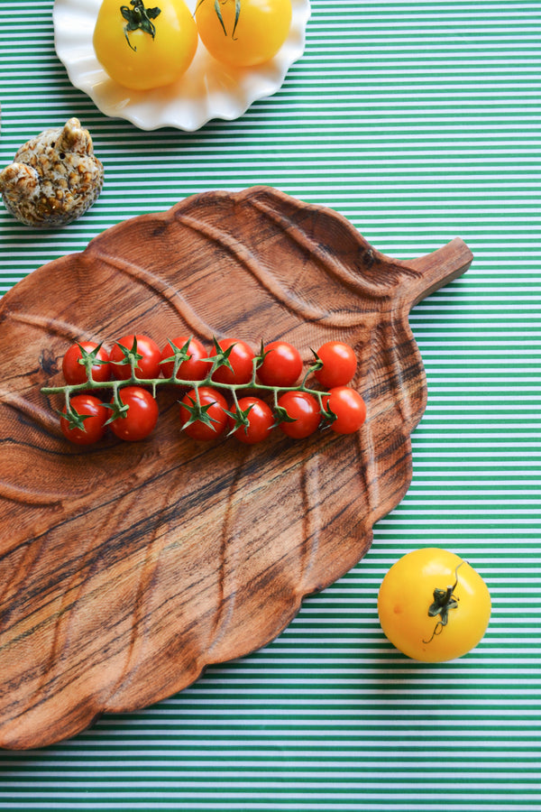 Acacia Wood Leaf Serving Board