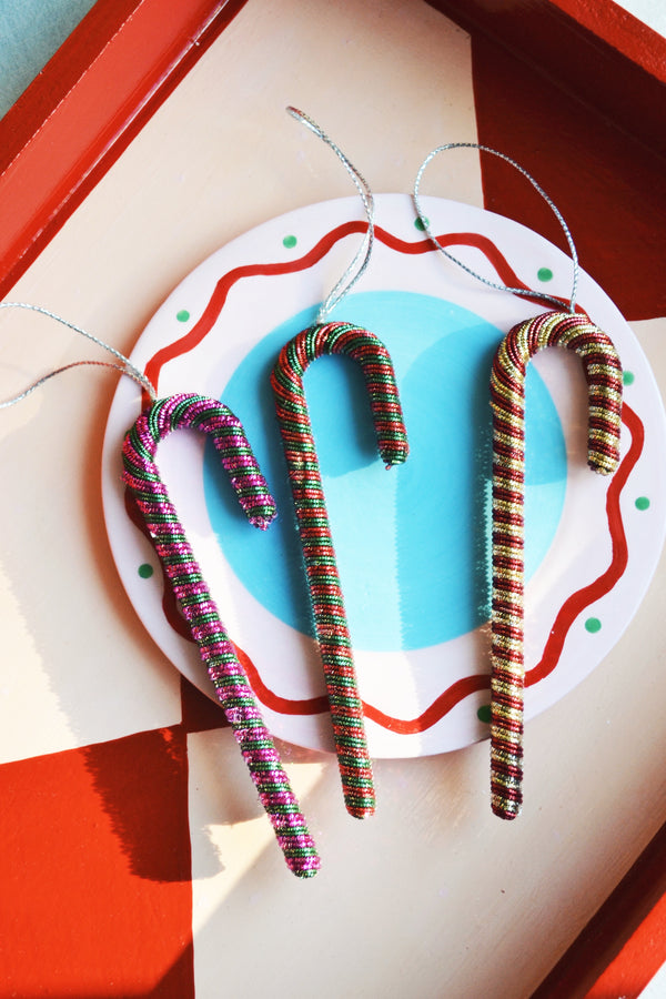 Candy Stick Ornament - Three Styles Available