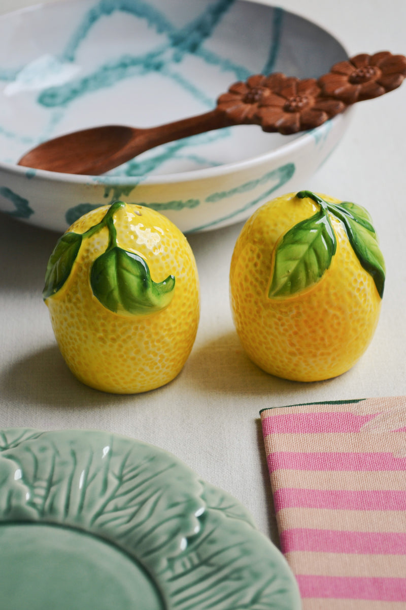 Lemon Salt and Pepper Shakers