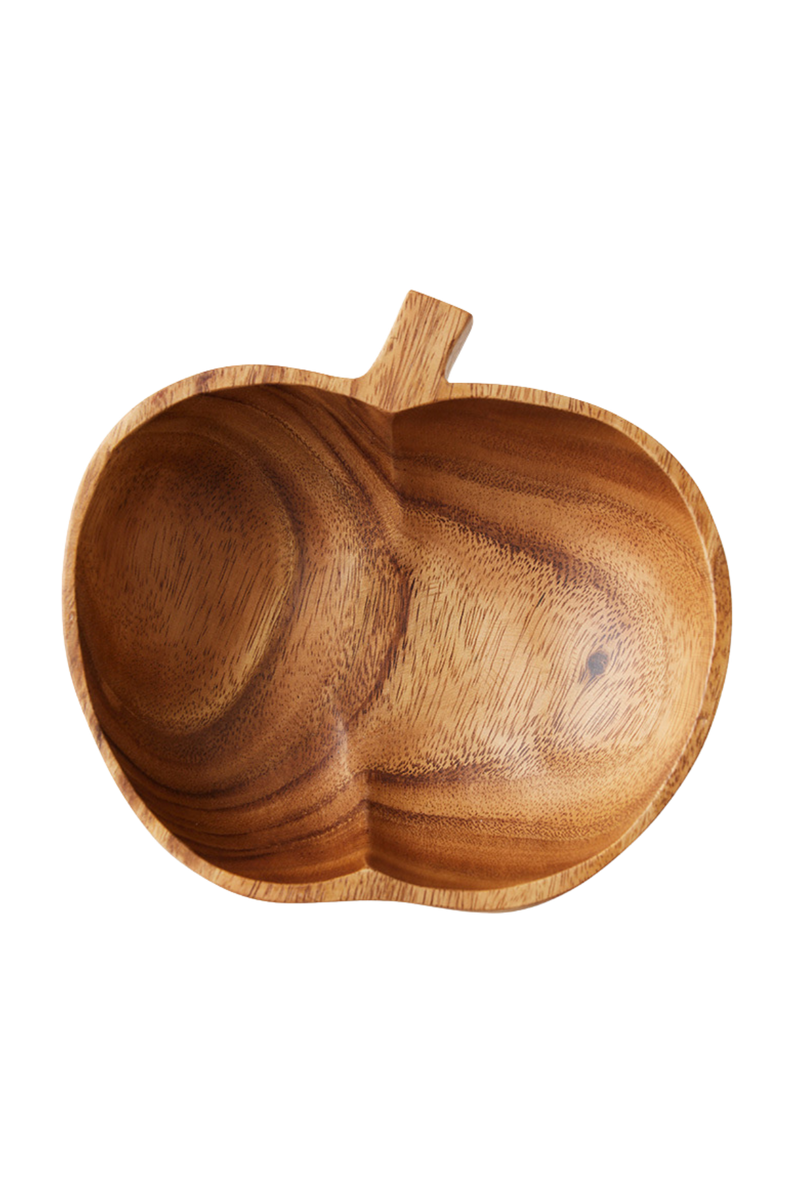 HKLIVING ® | Acacia Wooden Apple Bowl - Large