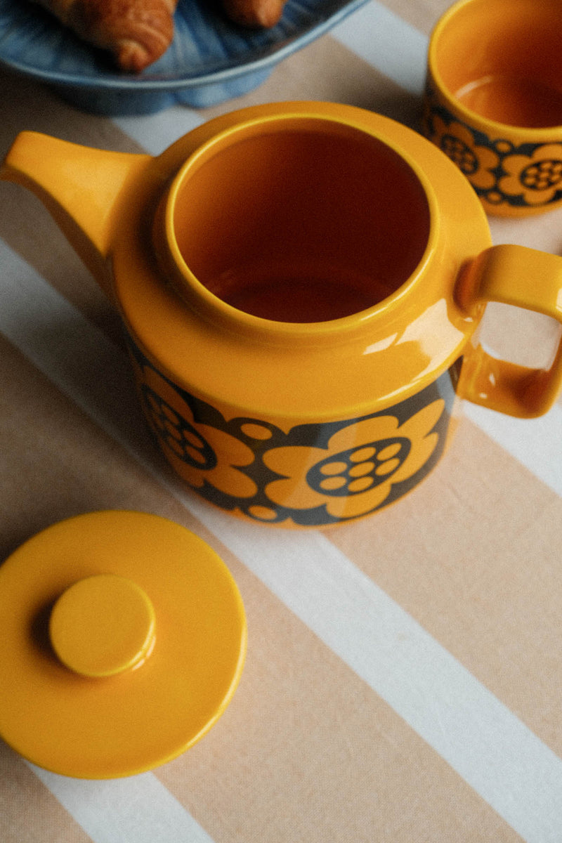 Hornsea / Magpie | Teapot Geo Flower Yellow