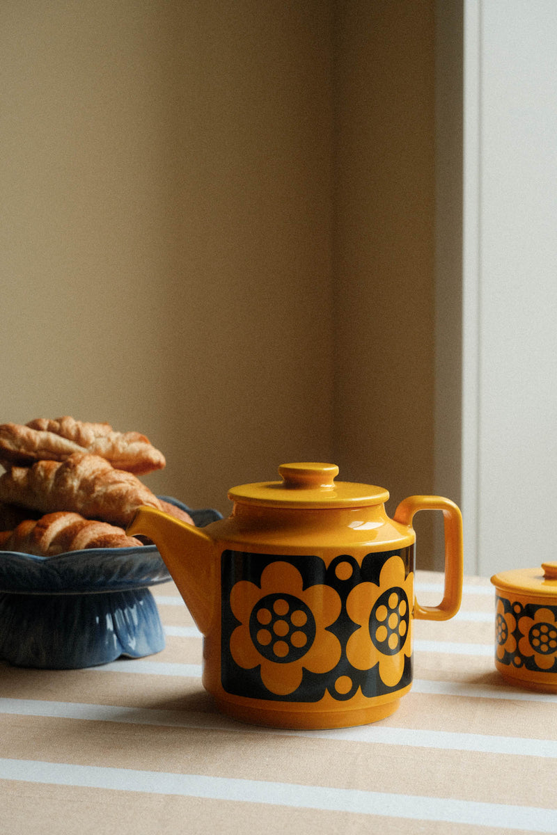 Hornsea / Magpie | Teapot Geo Flower Yellow