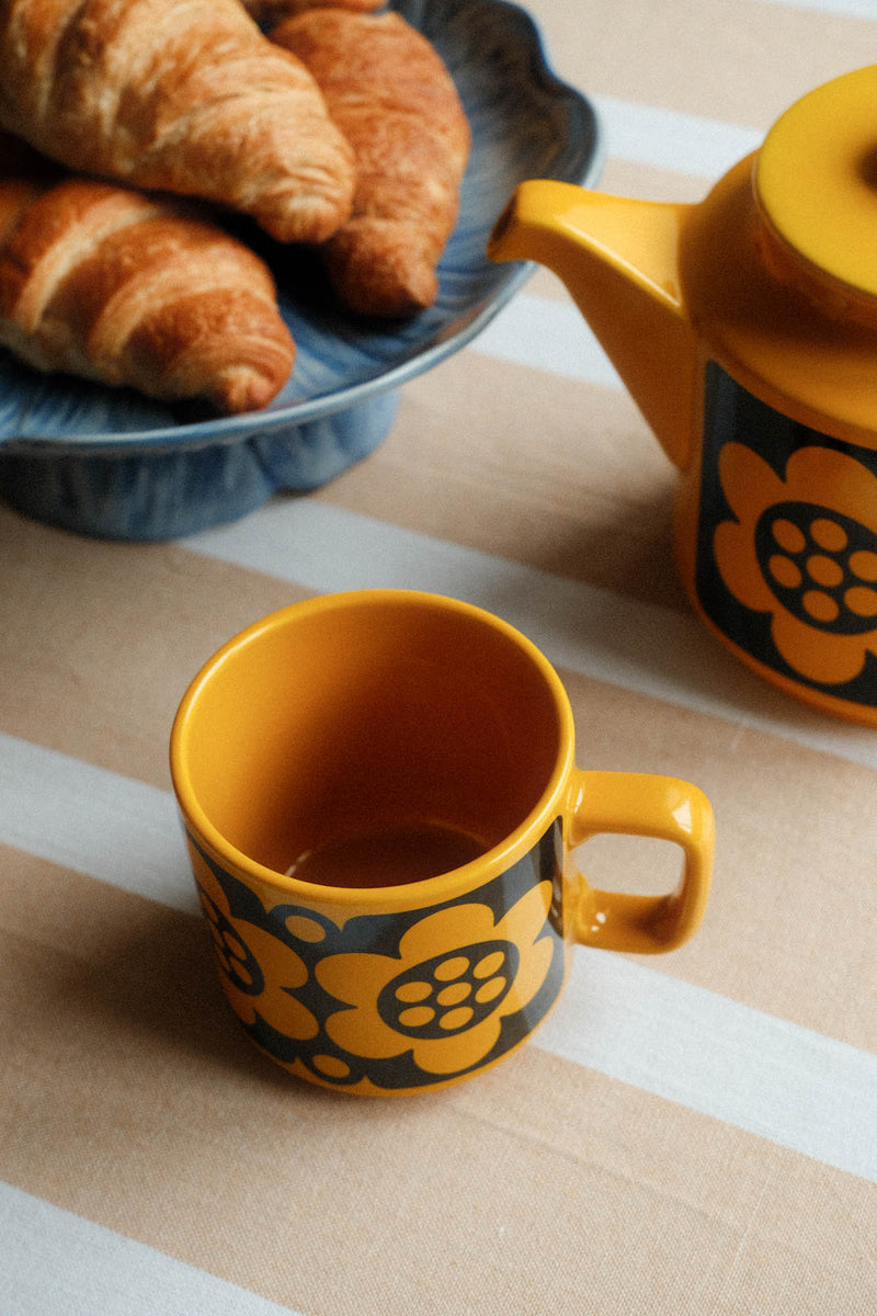 Hornsea / Magpie | Mug Geo Flower Yellow