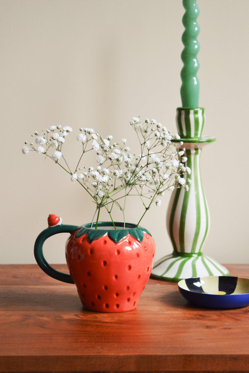 Strawberry Mug Vase