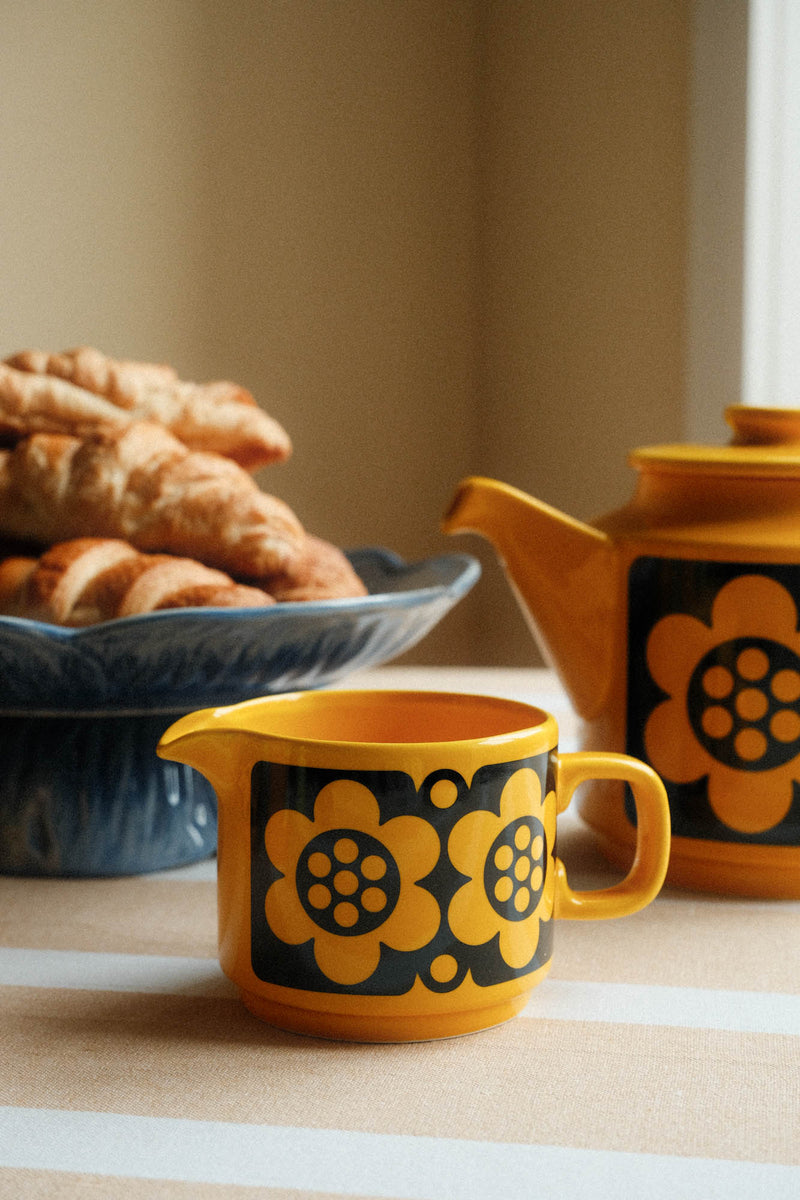 Hornsea / Magpie | Geo Flower Yellow Jug