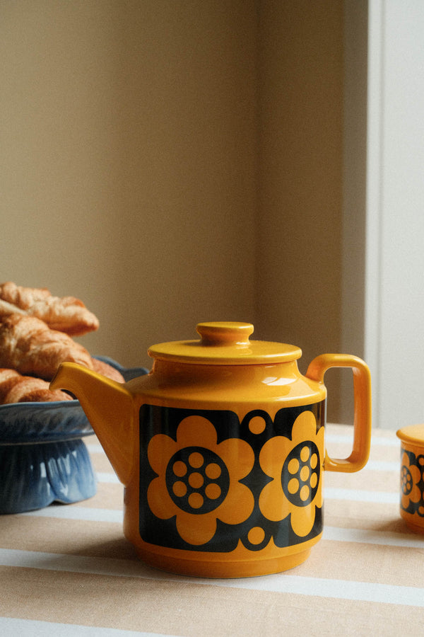 Hornsea / Magpie | Teapot Geo Flower Yellow