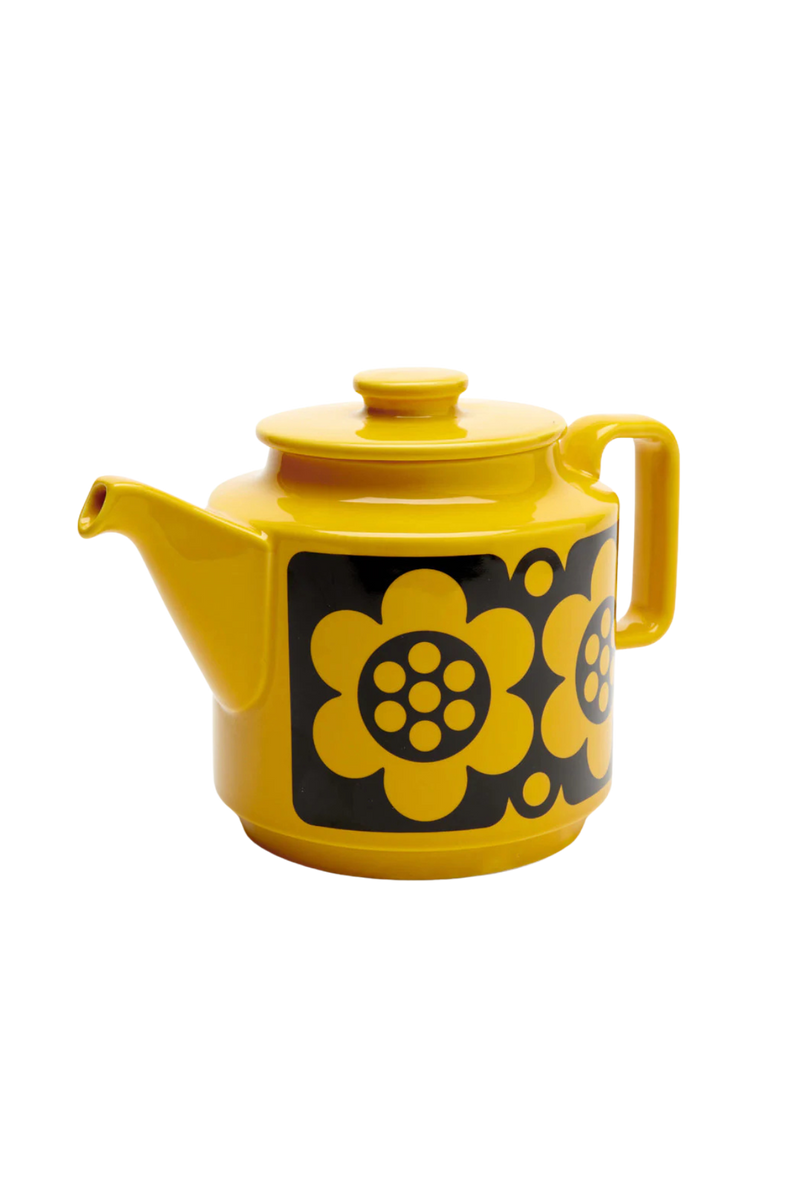 Hornsea / Magpie | Teapot Geo Flower Yellow