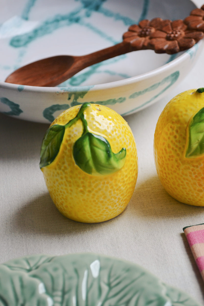 Lemon Salt and Pepper Shakers