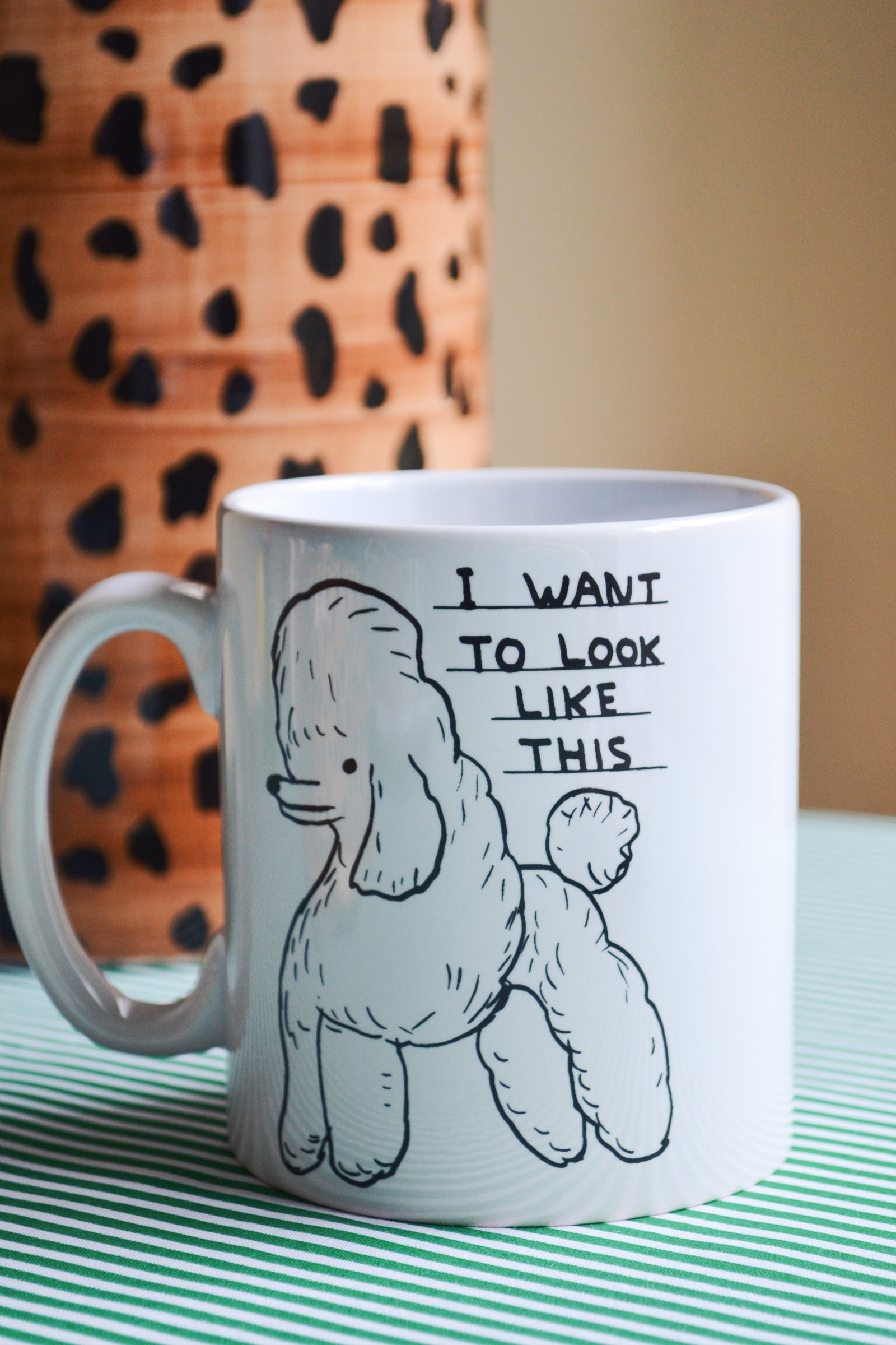 Poodle mug best sale