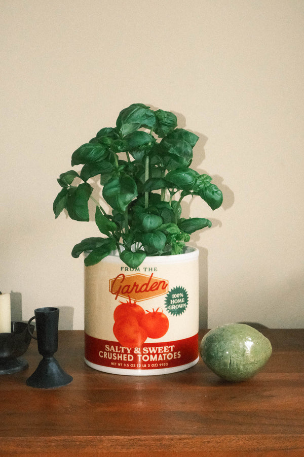 Tomato Can Ceramic Planter