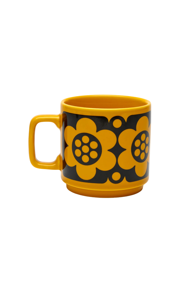 Hornsea / Magpie | Mug Geo Flower Yellow