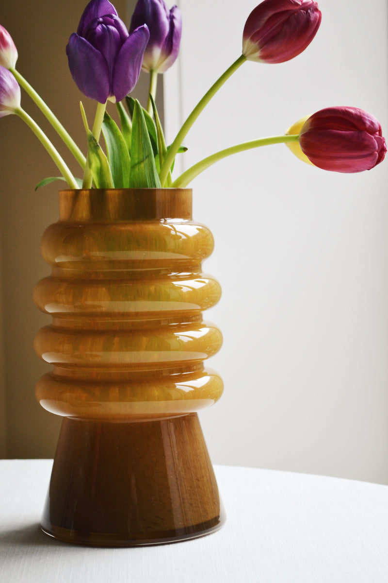 Evie Vase - Amber