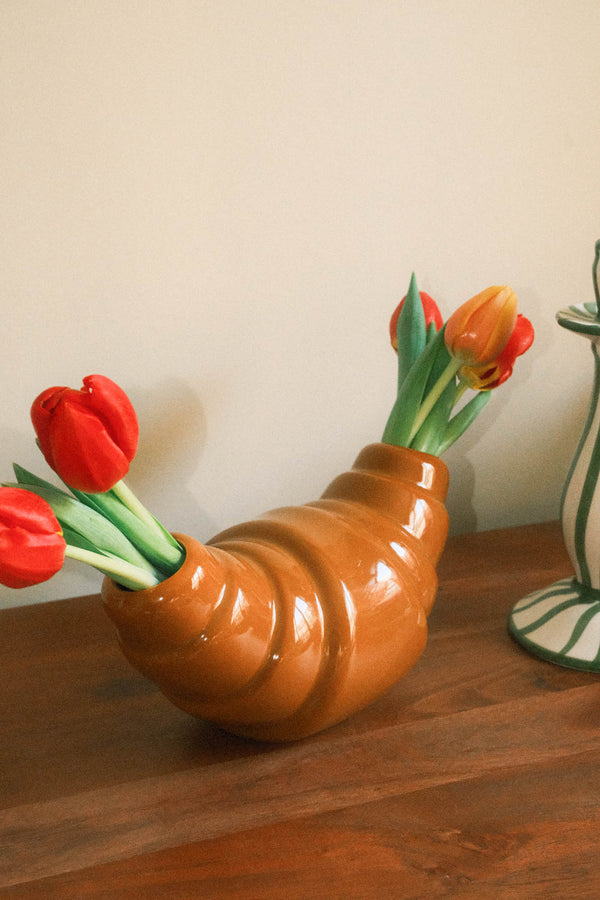 Croissant Vase