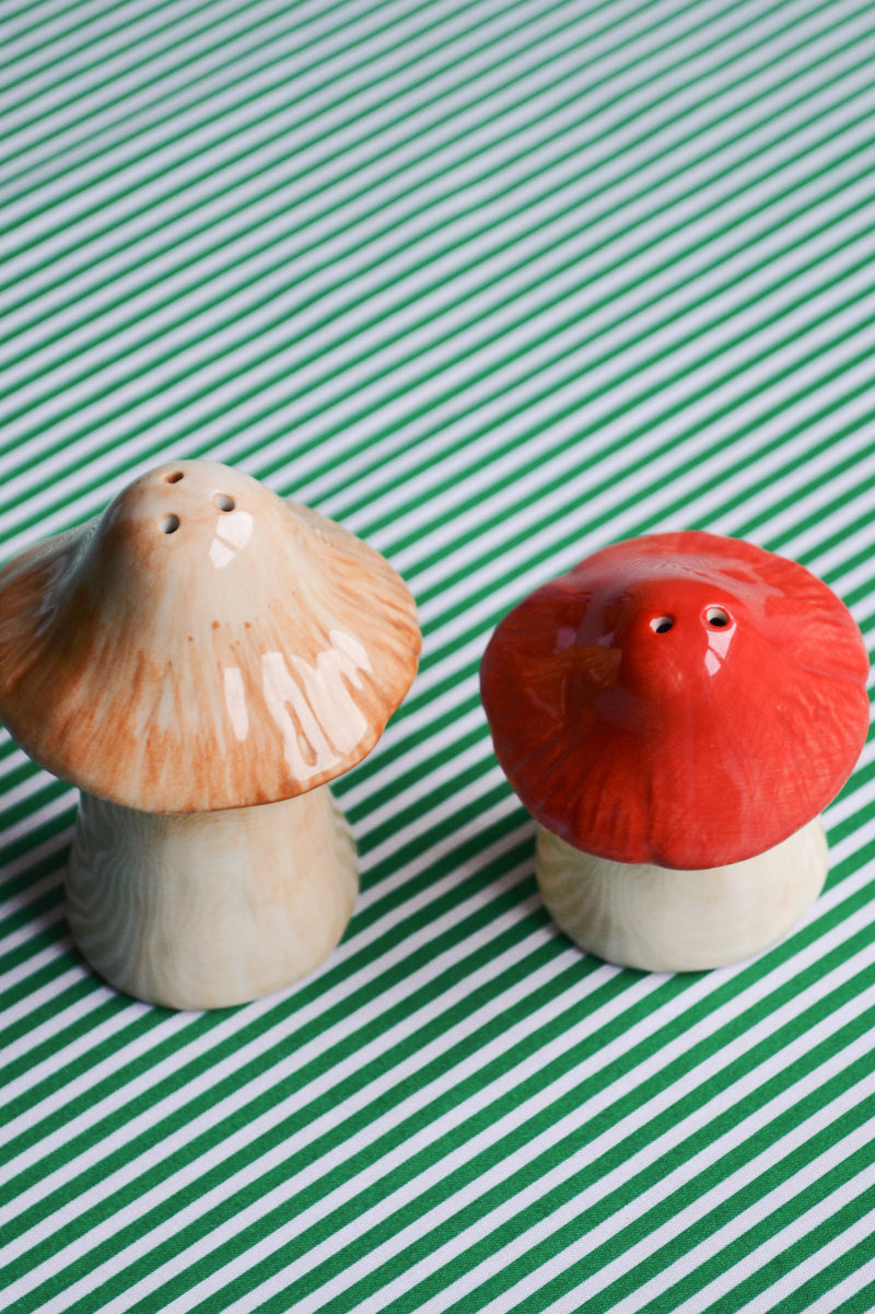 Salt and Pepper Forest Mushroom Shakers