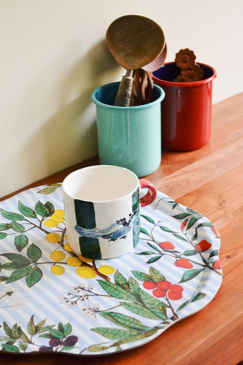 Birchwood Serving Tray - Festival of Fruits