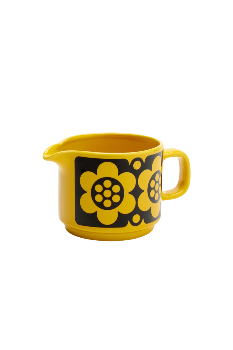 Hornsea / Magpie | Geo Flower Yellow Jug