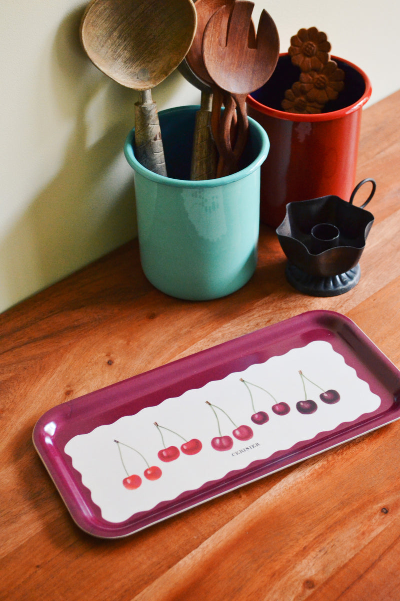 Birchwood Serving Tray - Cherries