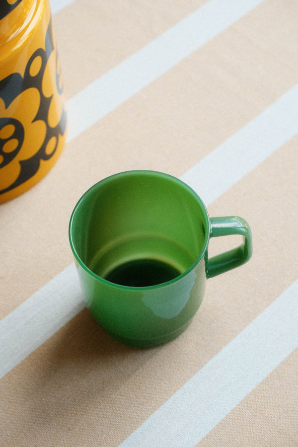 Stacking Glass Mug - Milky Jade Green