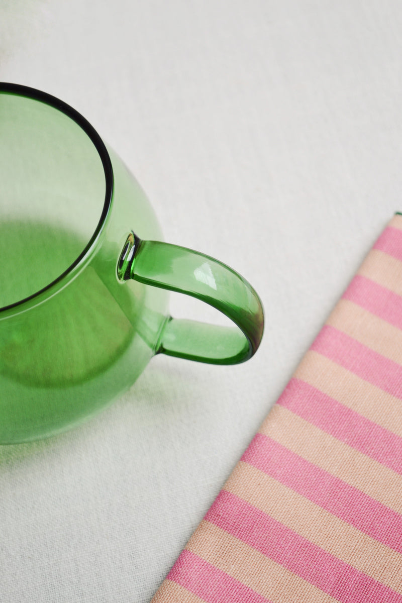 Green Glass Mug