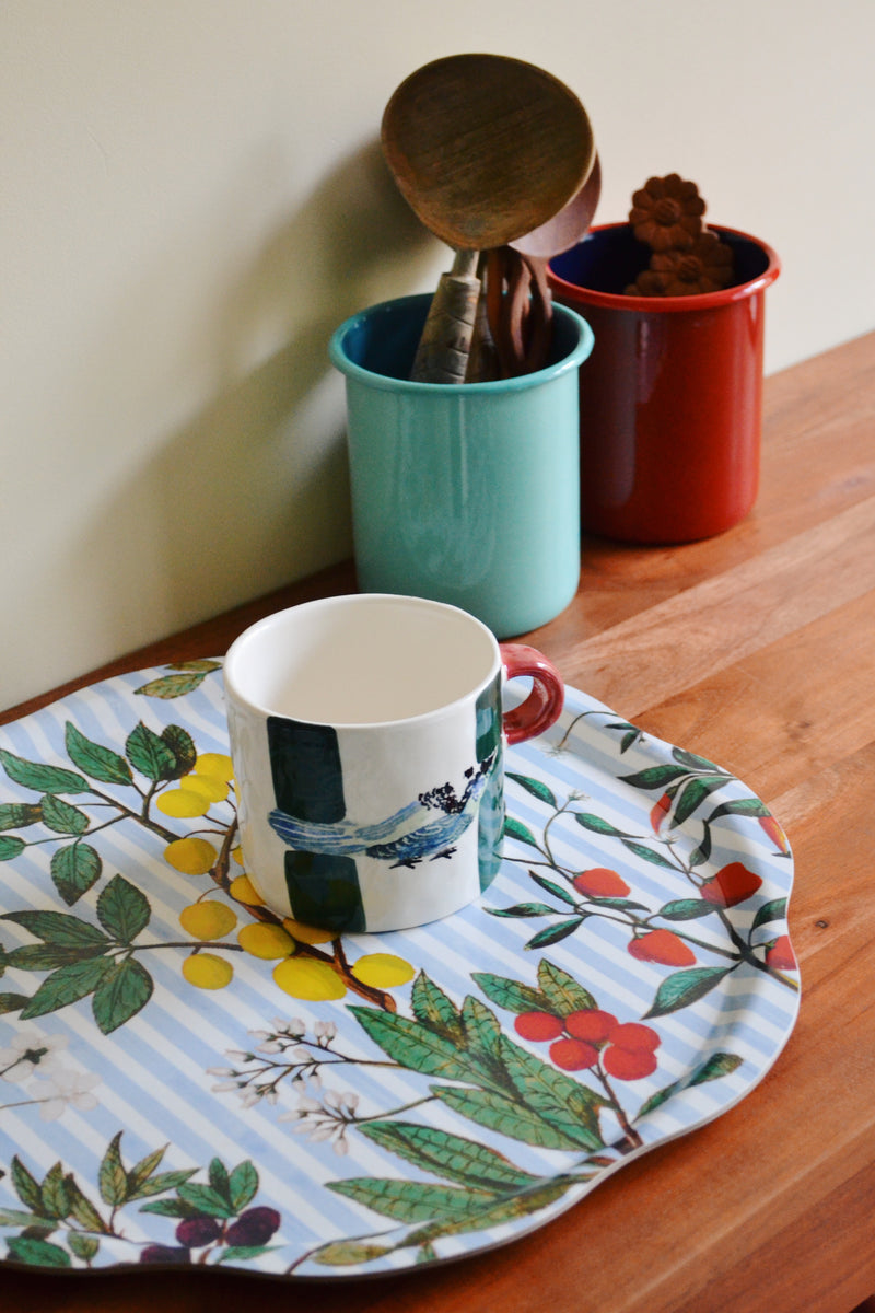 Birchwood Serving Tray - Festival of Fruits