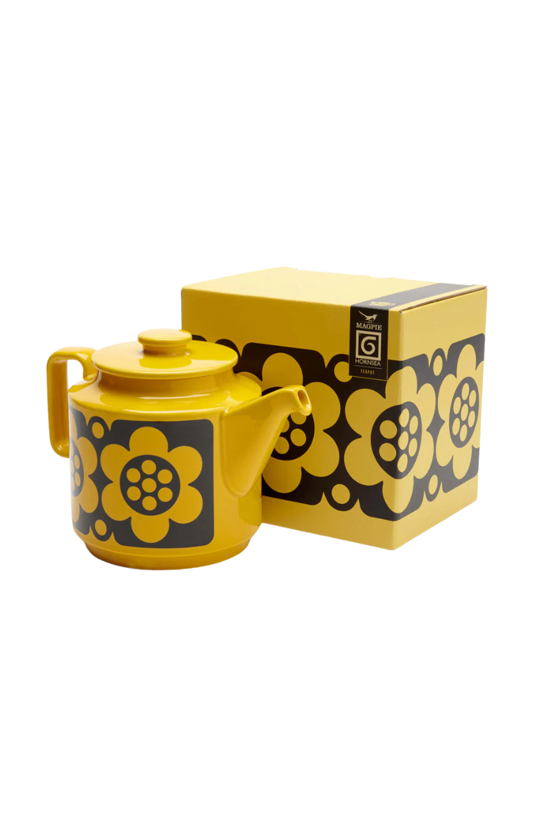 Hornsea / Magpie | Teapot Geo Flower Yellow