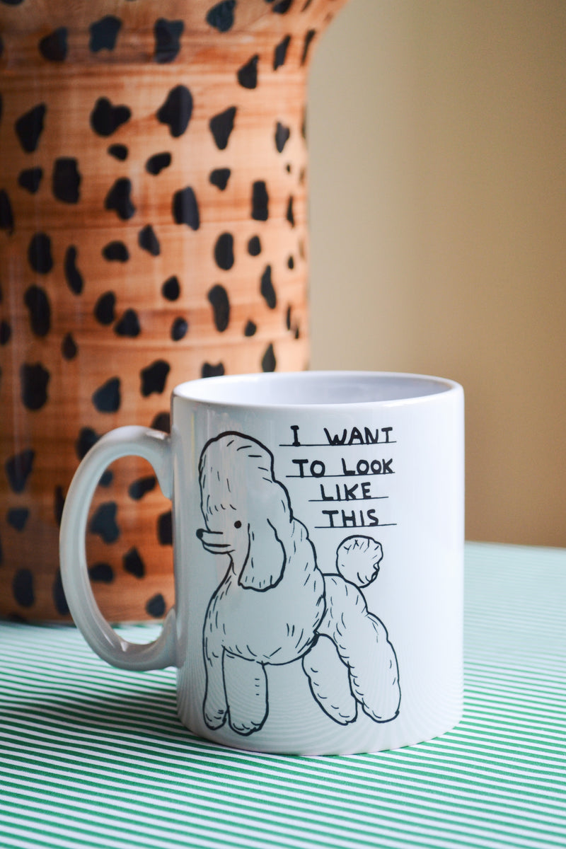 David Shrigley x Brainbox Candy | Want To Look Like This Mug