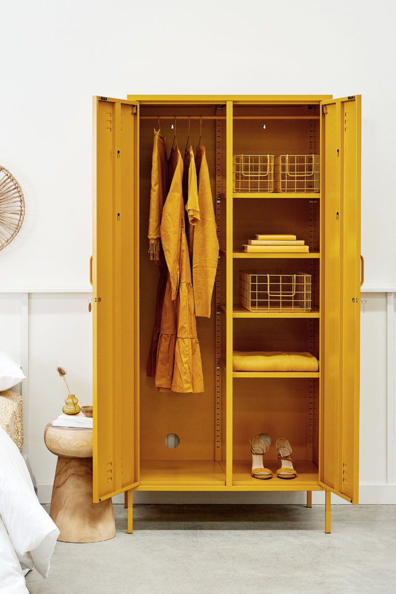 Mustard Made | The Twinny Metal Locker in Mustard - Twinny