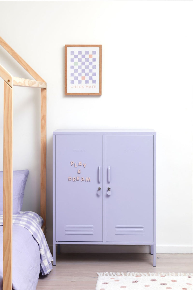 Mustard Made | The Midi Metal Locker in Lilac