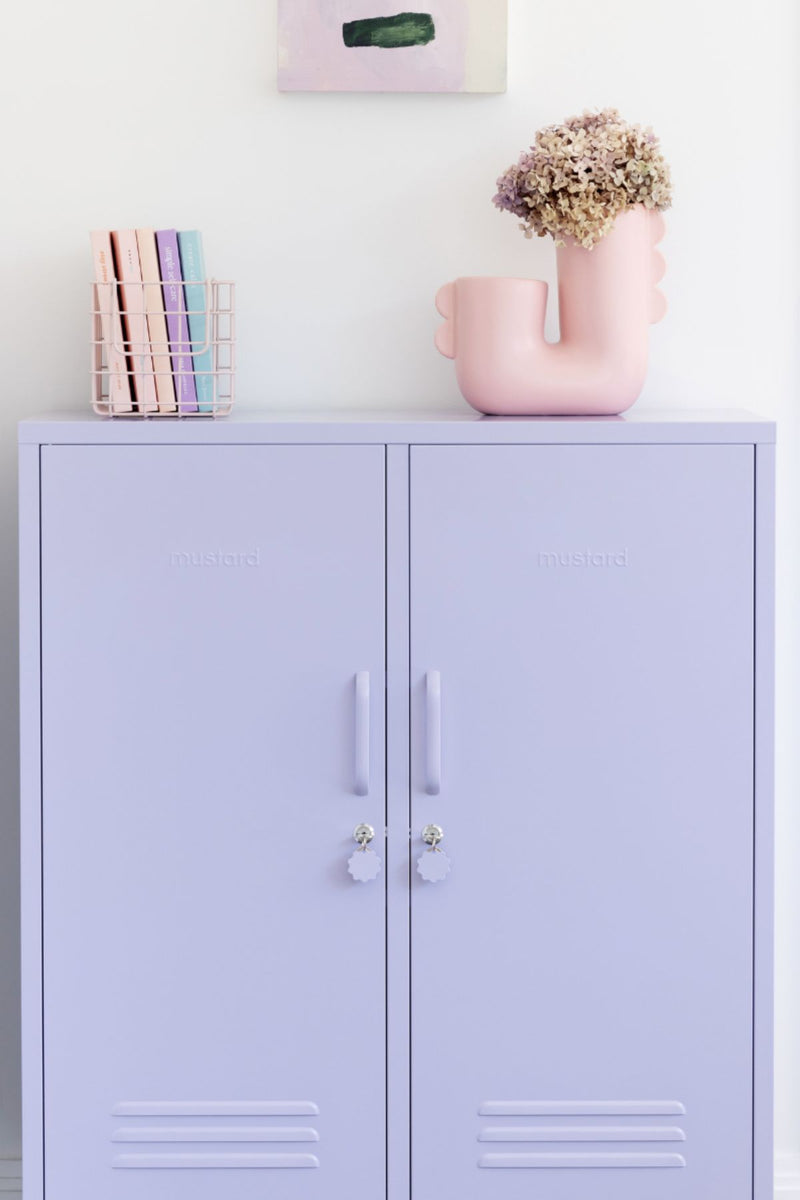 Mustard Made | The Midi Metal Locker in Lilac