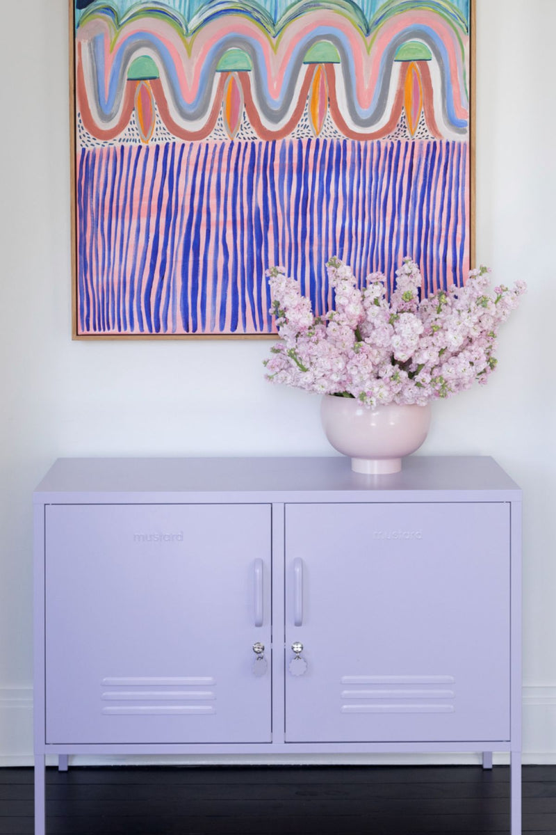 Mustard Made | The Lowdown Metal Locker in Lilac