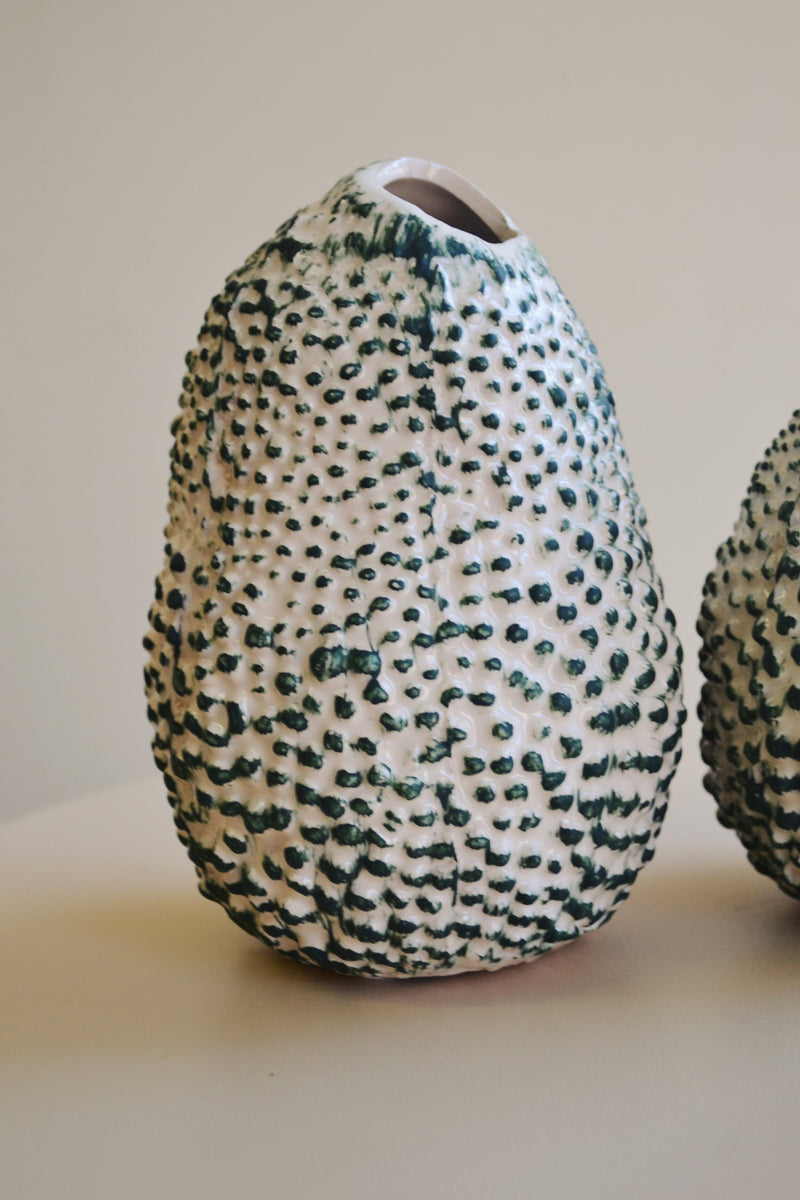 Coral Stoneware Vase - Two Sizes Available